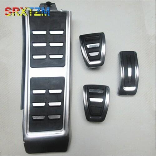 SRXTZM Fuel Brake Footrest Pedals Fit For Audi A4 B8 S4 RS4 Q3 A5 S5 RS5 8T Q5 8R SQ5 A6 C7 A7 S7 S6 4G A8 S8 A8L 4H Accessories