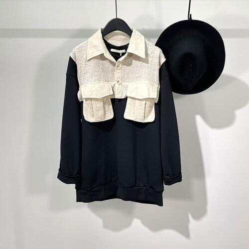 Owen Seak Men Cotton Sweatshirts Pullover Gothic Style Mens Clothing Spring Autumn Women Solid Black Bottoming Shirt