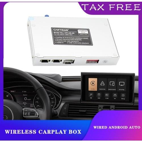 Android Auto Wireless Carplay Wifi Mirrorlink Apple Car Play Usb Bluetooth Car Android Tv Box For Audi A6 / A7 MMI 2012-2015