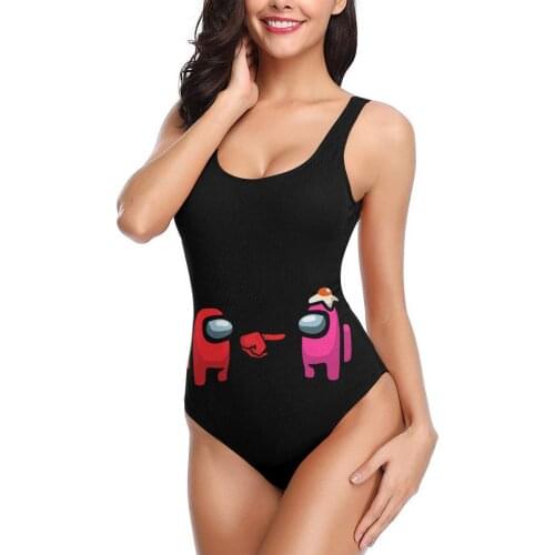 Women 2021 sexy Bikinis Impostor Sus Sussy Amogus Women Swimsuit One-Piece Swimwear Anime Video Game Women Beach wear