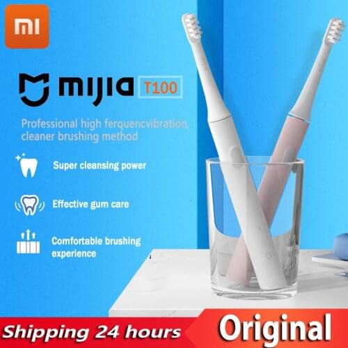 2020 Original XIAOMI T100 Sonic Electric Toothbrush Adult Children Waterproof Ultrasonic automatic USB Rechargeable Toothbrush