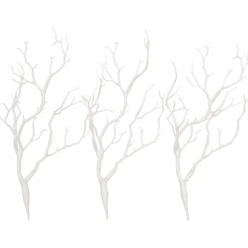 3 x Artificial White Dry Plant Tree Branch Wedding Party Decor