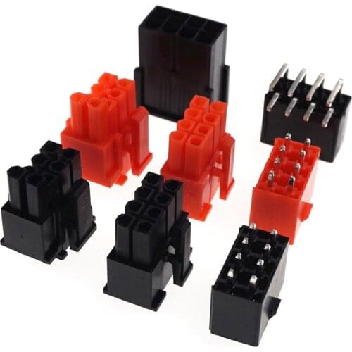 5 pcs 4.2 mm GPU 8 Pin Male Female Housing Plug Receptacle Header PCI Express PCI-E PCIe Video Card Graphic Card Power Connector