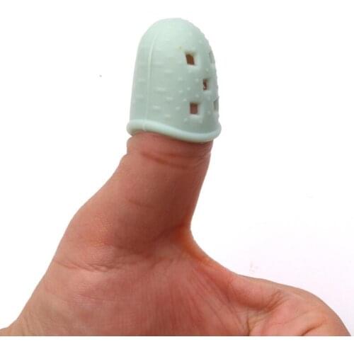 8Pcs Kalimba Guitar Silicone Finger Protector, Soft Finger Protectors tip Thumb Picks Great Gift for Beginners Kids Adult Kalimb