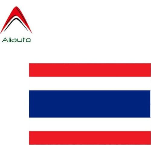 Aliauto Creative Thailand Flag Car Sticker Funny Reflective Decoration Decal Automobile Motorcycles Accessories PVC,11cm*7cm