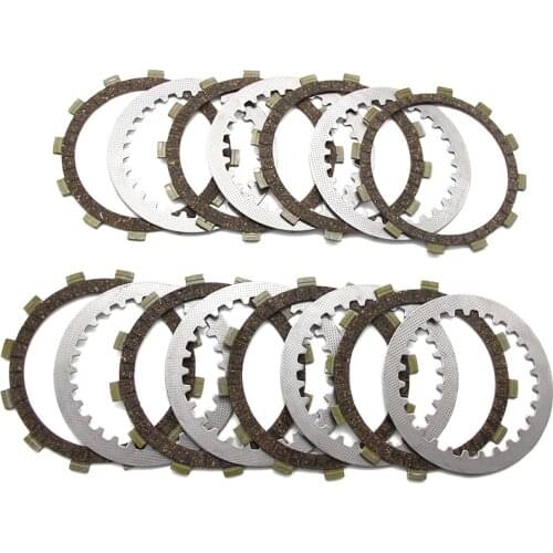 Motorcycle Clutch Friction Disc Plate Kit For Yamaha XT550 5Y3 XT550J OEM:5Y1-16321-00/583-16321-00 7 5Y1-16331-01/4L0-16321 -00