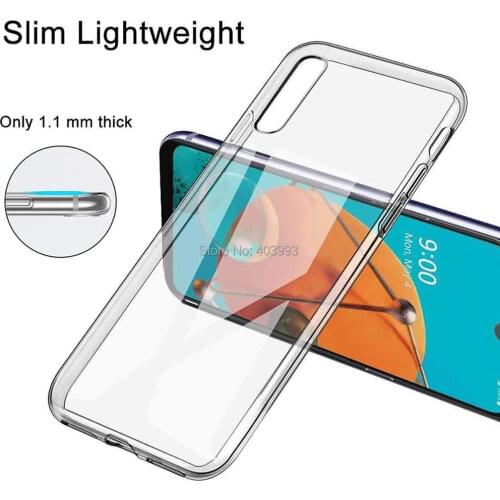 For LG Velvet Case For LG Velvet Transparent Soft TPU Phone Case For LG Velvet