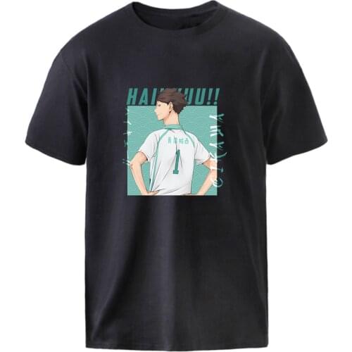 Haikyuu Toru Oikawa Print T shirts Man Tees Loose Kpop Top Graphic T-shirt 2021 New Summer Cool Short Sleeve O-Neck Tshirt