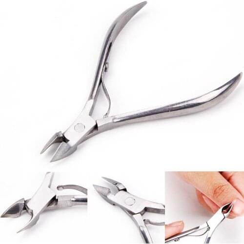 Professional Nail Cuticle Nipper Fingernail Toe Trimming Stainless Steel Nail Clipper Cutter Scissor Plier Manicure Pedicure Too