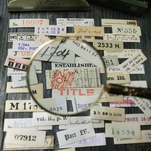 Retro Postmark Number Strip stickers for Scrapbooking DIY Projects/Photo Album/Card Making Crafts