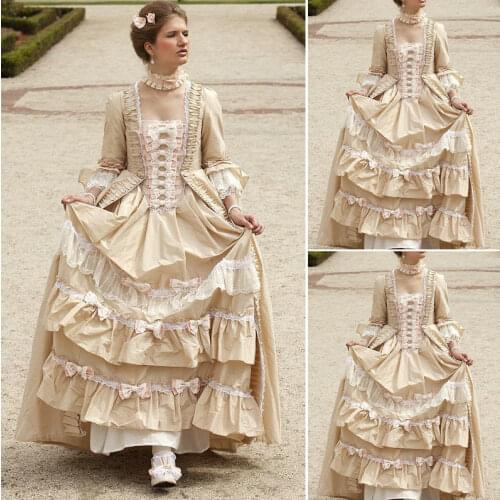 New!Customer-made Luxs Victorian Dresses 1860S Civil War dress Marie Antoinette Ball gown dresses All size C-1045
