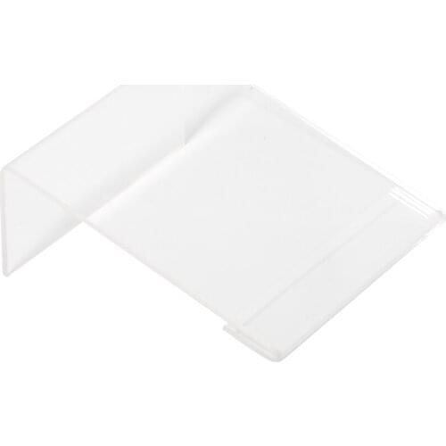 10x10cm l Clear Acrylic Sign Holder Table Top Museum Label Holders Price Talker Stand