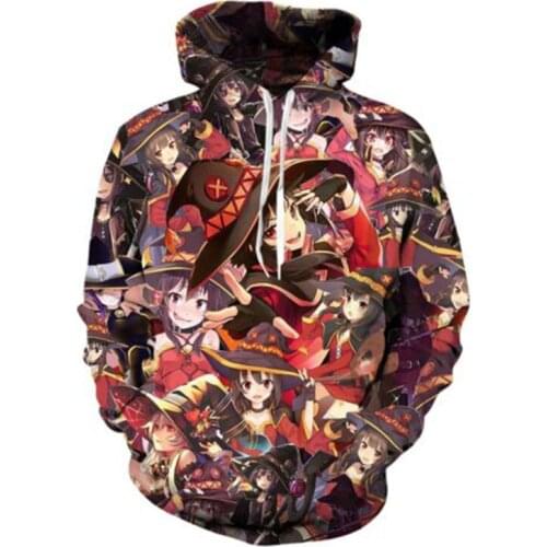 SOSHIRL Japanese Anime Halloween Hoodie Mens Hoodies O-Neck Sweatshirt Cartoon Casual Sportwear Comic Pullover Unisex Tracksuit