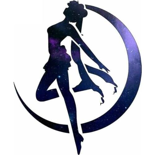 Classic Design Sailor Moon Motorcycle Car Stickers and Decals Bumper Window Waterproof Auto Sunscreen Suitable for Car Window