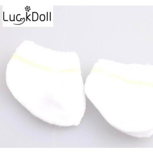 LUCKDOLL High Resilient Short Socks Fit 18Inch American 43cm Baby Doll Clothes Accessories,Girls Toys,Generation,Birthday Gift