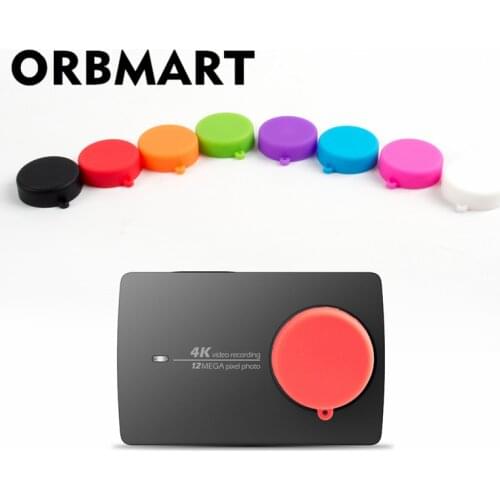 ORBMART Protective Silicone Lens Cap Case Cover For 4K Xiaomi Yi 2 Xiaoyi 2 Action Sport Camera