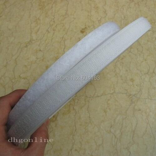 27 yard 5/8" 15mm Sew-On Roll Hook Loop Tape hard soft White