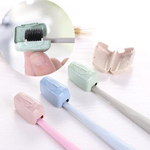 4PCS Set Toothbrush Cover Portable Travel Toothbrush Box Small Wash Brush Cap Case Plastic Toothbrush Holder cepillo de dientes