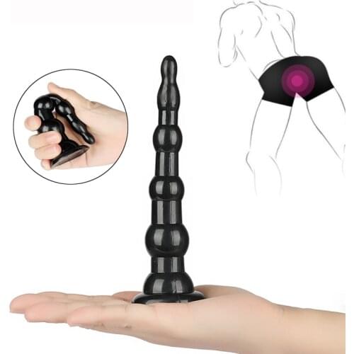 Soft Silicone Anal Plug Prostate Massager G spot Stimulator Long Butt Plugs Anal Sex Toys for Woman Men Gay Adults Masturbation