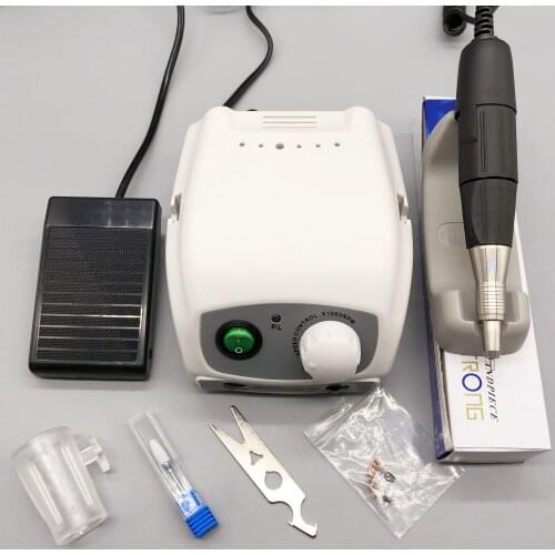 STRONG 210 35000RPM 102 metal micro phone and STRONG 207B control box electric nail drill manicure manicure equipment