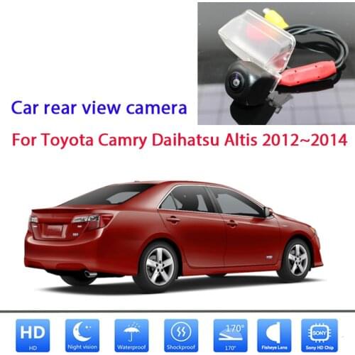 Car Rear View Camera For Toyota Camry Daihatsu Altis 2012 2013 2014 CCD Full HD Waterproof Parking Camera high quality RCA