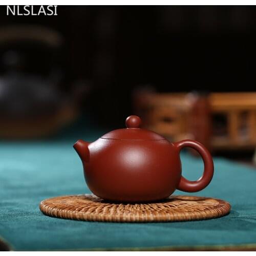 Yixing Teapot purple clay xishi tea pot Handmade kettle Tie Guanyin zisha Tea set Dahongpao teaware 188 ball hole filter 100ml