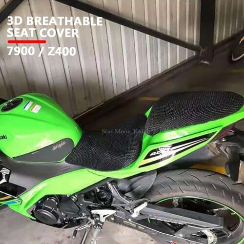 For Kawasaki ninja 400 Z400 Z900 Z 900 400 Nylon Fabric Saddle Seat Cover Motorcycle Accessories Protecting Cushion Seat Cover