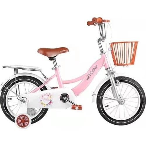 Childrens Bicycle With Auxiliary Wheels Kids Bike With Pedals For boys and girls Bikes 12-18 inch For 3-10 years old