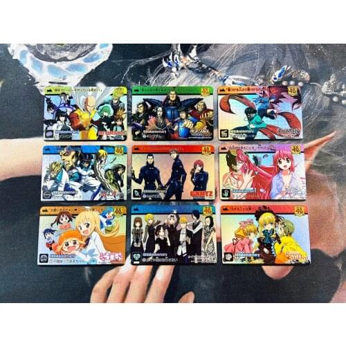 9pcs/set Young Jump Weekly Youth 40th Anniversary No.7 ONE PUNCH MAN Terra Formars Hobby Collectibles Game Anime Collection Card