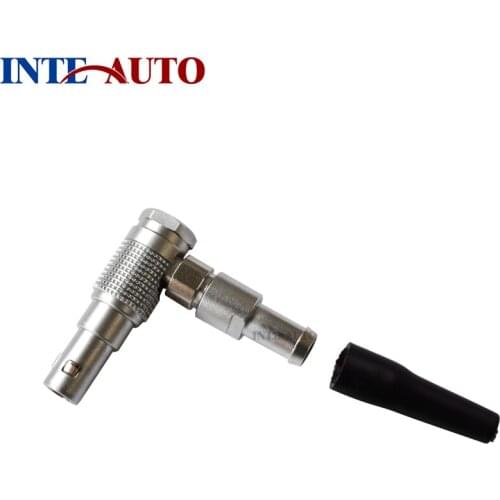 Best Stanexco Circular metal push pull connector, M7 mini male elbow plug, THG.00.304 4 Pole