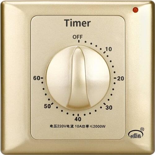 Mechanical Timer Swtich 15-120 Minutes Timer Switch Controller Countdown High Power Timing Control Tools Water Pump Timer 220v