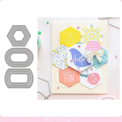 Metal Cutting Dies label frame set Die Scrapbooking Embossing Paper Craft Album Cards Punch Art cutter die 2019