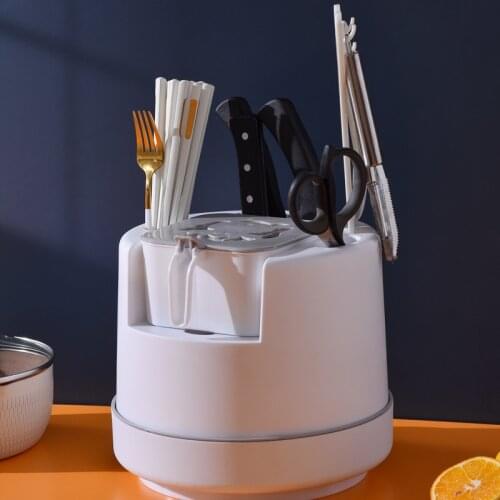 Multi-purpose Knife Holder Chopstick Cage Combination Set Organizer Kitchen Storage Box Chopsticks Drain Tableware Rack