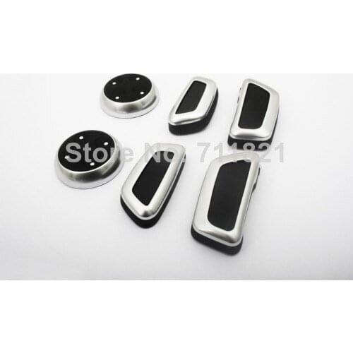 Alu Brushed Tip Power Seat Control Switch Cover Black For Volkswagen For VW Golf MK6