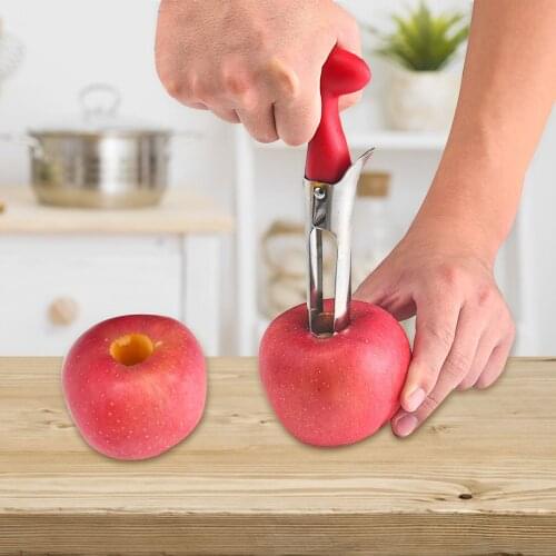 Apple Corer Cutter Stainless Steel Fruit Corer Pear Corers Seed Remover Fruit Vegetable Corer Kitchen Gadgets Tools Dropshiop