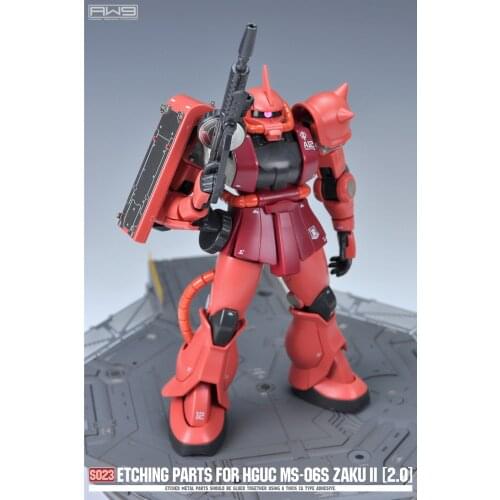 S023 Etching Parts for HGUC MS-06S ZAKU II [2.0],Metal Modeling Upgrade Kits 1 Set Models Accessory