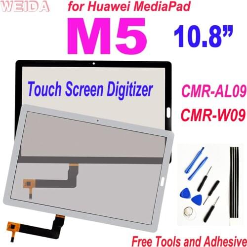 10.8” Touch for Huawei MediaPad M5 10.8 CMR-AL09 CMR-W09 Touch Screen Digitizer Front Glass Outer Glass Lens Panel Replacement