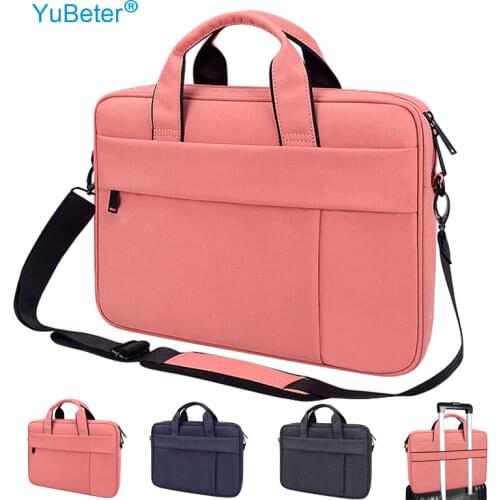 YuBeter Men Women Laptop Sleeve Bag Briefcase PC Case Notebook Computer Pouch for MacBook Air Pro Dell Lenovo HP 13 14 15.6 Inch