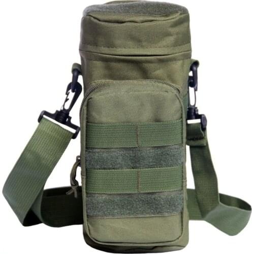 MOLLE Tactical Travel Water Bottle Kettle Pouch Army Carry Bag Men Women Hiking Bicycle Camping Outdoor