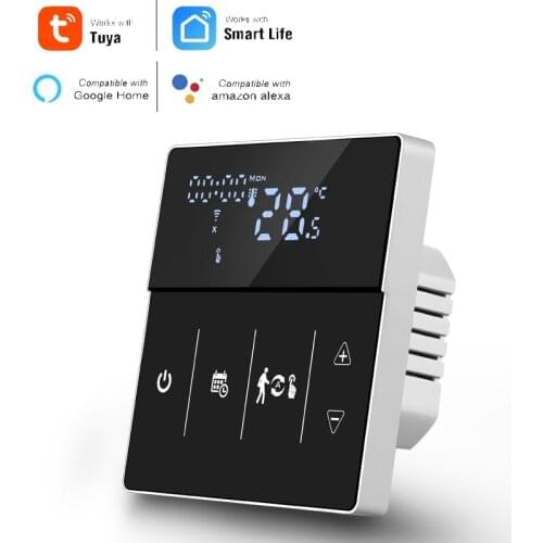 Tuya WiFi Smart Thermostat, Electric Floor Heating Water/Gas Boiler Temperature Remote Controller for Google Home, Alexa