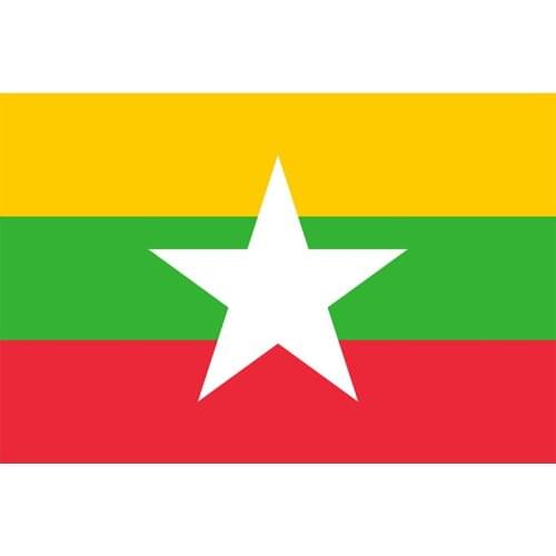 Yehoy hanging 90*150cm Republic of the Union of Myanmar Flag For Decoration