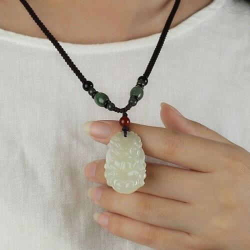 12 Twelve Chinese Zodiac Natural Grade A jadeite Burma jade Green pendant Dragon Ox snake goat rat dog horse pig necklace