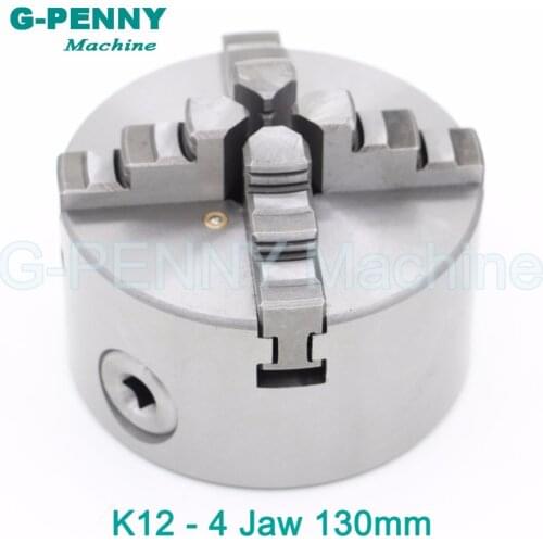 CNC 4th axis / A axis 130mm 4 jaw Chuck self-centering manual chuck four jaw for CNC Engraving Milling machine CNC Lathe Machine