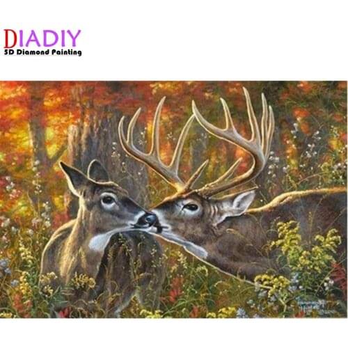 5D Diamond Painting Animals Horse Diamond Mosaic Tiger Lion DIY Full Round Diamond Embroidery Cross Stitch Rhinestone Art