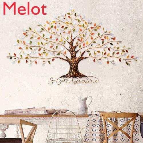 American Retro Iron Rich Tree Wall Decoration Wall Home Decor Living Room Wall Decoration Home Decoration Accessories Wall Art