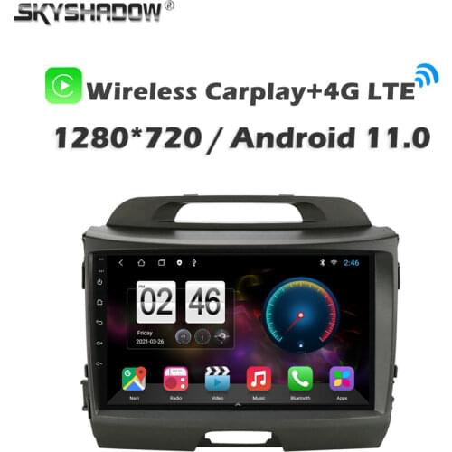 360 Panoramic Camera Carplay 6G+128G Android 10.0 Car DVD Player GPS WIFI Bluetooth RDS Radio For KIA Sportage 3 2010 2011-2016