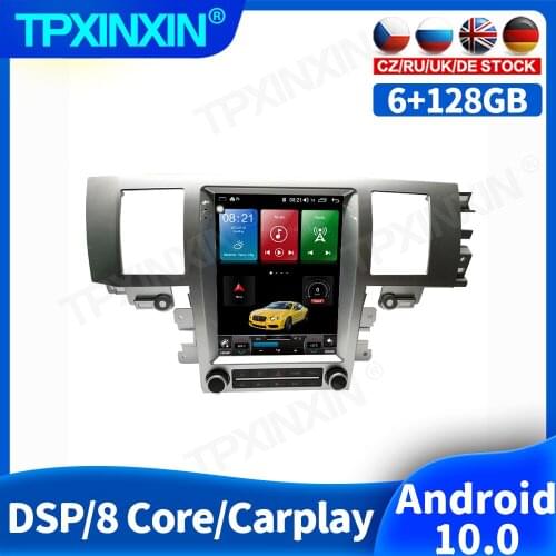 Android 10.0 Tesla Style Screen Car Radio For Jaguar XF 2004 - 2015 Multimedia Video Player Navigation Stereo Head Unit GPS 2din