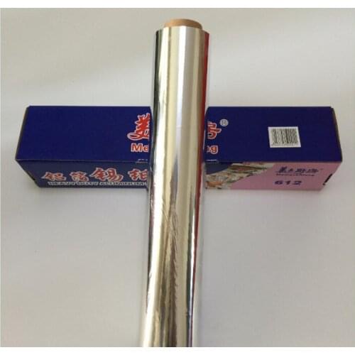 60meters baking barbecue tinfoil, fast heat conduction aluminum foil material,food use foil metal heating paper.width 30cm
