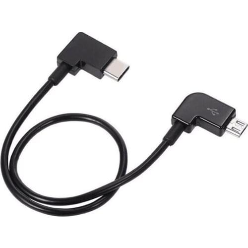 30CM Micro USB to Type C UVA Remote Control Date Cable OTG Type C to IOS Phone USB Power Cable For Iphone Samsung Xiaomi Huawei