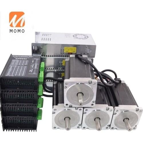 China hybrid Nema34 high torque 12v cnc kit 3 4 axis hybrid closed loop 12nm integrated servo nema 34 stepper motor